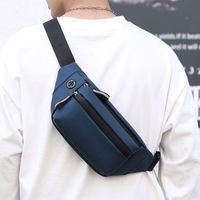 Men's Streetwear Solid Color Polyester Waist Bags main image 5