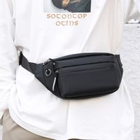 Men's Streetwear Solid Color Polyester Waist Bags main image 4