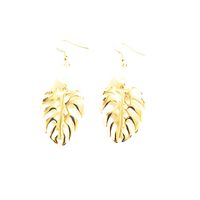 Simple Style Leaf Alloy Patchwork Women's Drop Earrings main image 5