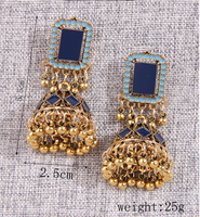 Vintage Style Ethnic Style Bell Alloy Women's Drop Earrings main image 3