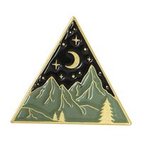 Cartoon Style Cowboy Style Sun Moon Scenery Alloy Stamping Stoving Varnish Plating Unisex Brooches sku image 10
