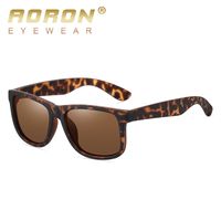 Simple Style Leopard Tac Square Patchwork Full Frame Men's Sunglasses sku image 5