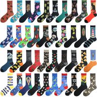 Unisex Casual Letter Cotton Printing Ankle Socks A Pair main image 4