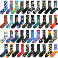 Unisex Casual Letter Cotton Printing Ankle Socks A Pair main image 5