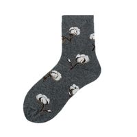 Women's Simple Style Classic Style Color Block Cotton Printing Crew Socks A Pair sku image 3
