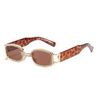 Streetwear Solid Color Ac Square Diamond Full Frame Women's Sunglasses main image 4
