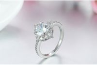 Simple Style Classic Style Round Copper Zircon Rings In Bulk main image 6
