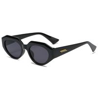 Hip-hop Color Block Leopard Pc Special-shaped Mirror Full Frame Women's Sunglasses main image 4