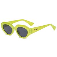 Hip-hop Color Block Leopard Pc Special-shaped Mirror Full Frame Women's Sunglasses main image 2