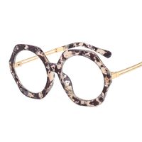 Simple Style Color Block Solid Color Leopard Pc Polygon Full Frame Women's Sunglasses sku image 9