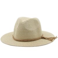 Women's Simple Style Classic Style Bow Knot Flat Eaves Straw Hat main image 1