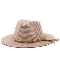 Women's Simple Style Classic Style Bow Knot Flat Eaves Straw Hat sku image 1