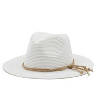 Women's Simple Style Classic Style Bow Knot Flat Eaves Straw Hat sku image 9