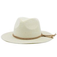 Women's Simple Style Classic Style Bow Knot Flat Eaves Straw Hat sku image 17