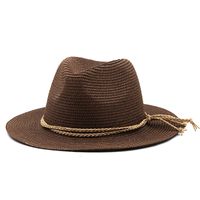 Femmes Style Simple Style Classique Noeud D'arc Avant-toit Plat Chapeau De Paille sku image 13