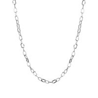 Simple Style Solid Color Stainless Steel Plating Chain Necklace sku image 1