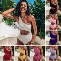 Women's Sexy Simple Style Solid Color 1 Piece One Piece main image 1