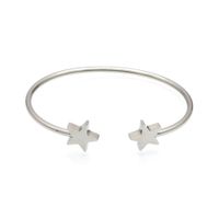 Style Simple Star Acier Au Titane Placage Plaqué Or Bracelet main image 2