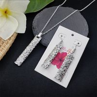 Classic Style Solid Color Alloy Metal Patchwork Women's Earrings Necklace main image 2