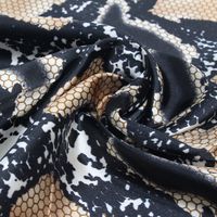 Women's Elegant Snakeskin Satin Silk Scarves main image 5