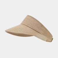 Women's Simple Style Commute Solid Color Big Eaves Sun Hat sku image 2