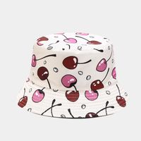 Women's Cute Sweet Fruit Printing Bucket Hat sku image 8