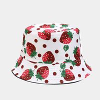 Women's Cute Sweet Fruit Printing Bucket Hat sku image 9