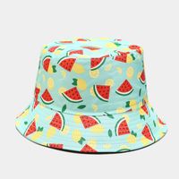 Women's Cute Sweet Fruit Printing Bucket Hat sku image 17