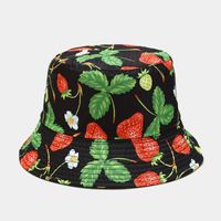 Femmes Mignon Sucré Fruit Impression Chapeau Seau sku image 10