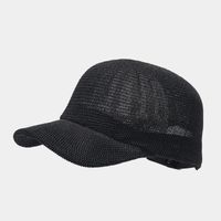 Women's Vacation Simple Style Solid Color Curved Eaves Baseball Cap sku image 1