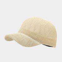 Women's Vacation Simple Style Solid Color Curved Eaves Baseball Cap sku image 2