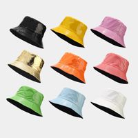 Unisex Casual Basic Solid Color Bucket Hat main image 6