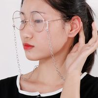 Casual Cute Handmade Solid Color Stainless Steel Unisex Glasses Chain main image 5