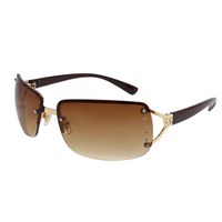Streetwear Solid Color Pc Square Full Frame Women's Sunglasses main image 2
