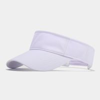 Unisex Casual Simple Style Solid Color Curved Eaves Sun Hat sku image 2