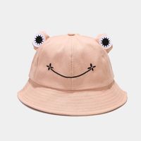 Kid's Women's Cute Frog Wide Eaves Bucket Hat sku image 12