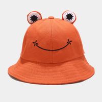 Kid's Women's Cute Frog Wide Eaves Bucket Hat sku image 10