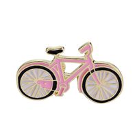 Cartoon Style Color Block Bicycle Ing Bottle Alloy Enamel Plating Kid's Brooches sku image 3