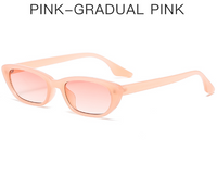 Retro Solid Color Pc Oval Frame Full Frame Women's Sunglasses sku image 1