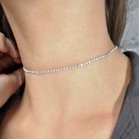 Bohemian Simple Style Star Solid Color Alloy Pearl Chain Inlay Artificial Crystal Rhinestones Gold Plated Silver Plated Women's Choker sku image 5