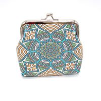 Women's Printing Pu Leather Clasp Frame Coin Purses sku image 3