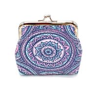 Women's Printing Pu Leather Clasp Frame Coin Purses sku image 5