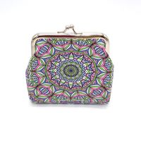 Women's Printing Pu Leather Clasp Frame Coin Purses sku image 4
