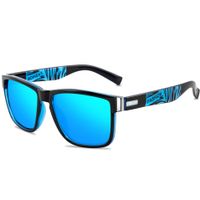 Sports Solid Color Tac Square Full Frame Men's Sunglasses sku image 4