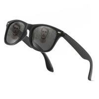 Vintage Style Solid Color Tac Square Full Frame Men's Sunglasses main image 2