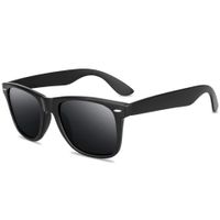 Vintage Style Solid Color Tac Square Full Frame Men's Sunglasses sku image 1