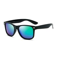 Vintage Style Solid Color Tac Square Full Frame Men's Sunglasses sku image 4