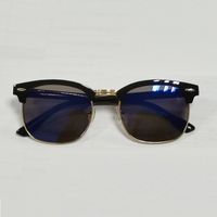 Streetwear Solid Color Tac Oval Frame Full Frame Men's Sunglasses sku image 8