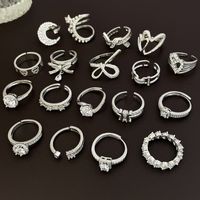 French Style Bow Knot Copper Zircon Rings In Bulk main image 6
