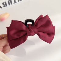 Vintage Style Bow Knot Alloy Cloth Hair Claws sku image 8